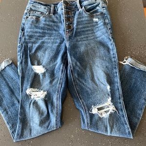 Size 2 Old Navy Rockstar Super Skinny High Rise jeans
